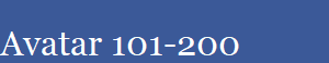 Avatar 101-200