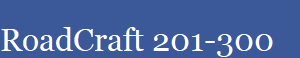 RoadCraft 201-300