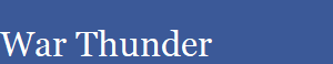 War Thunder